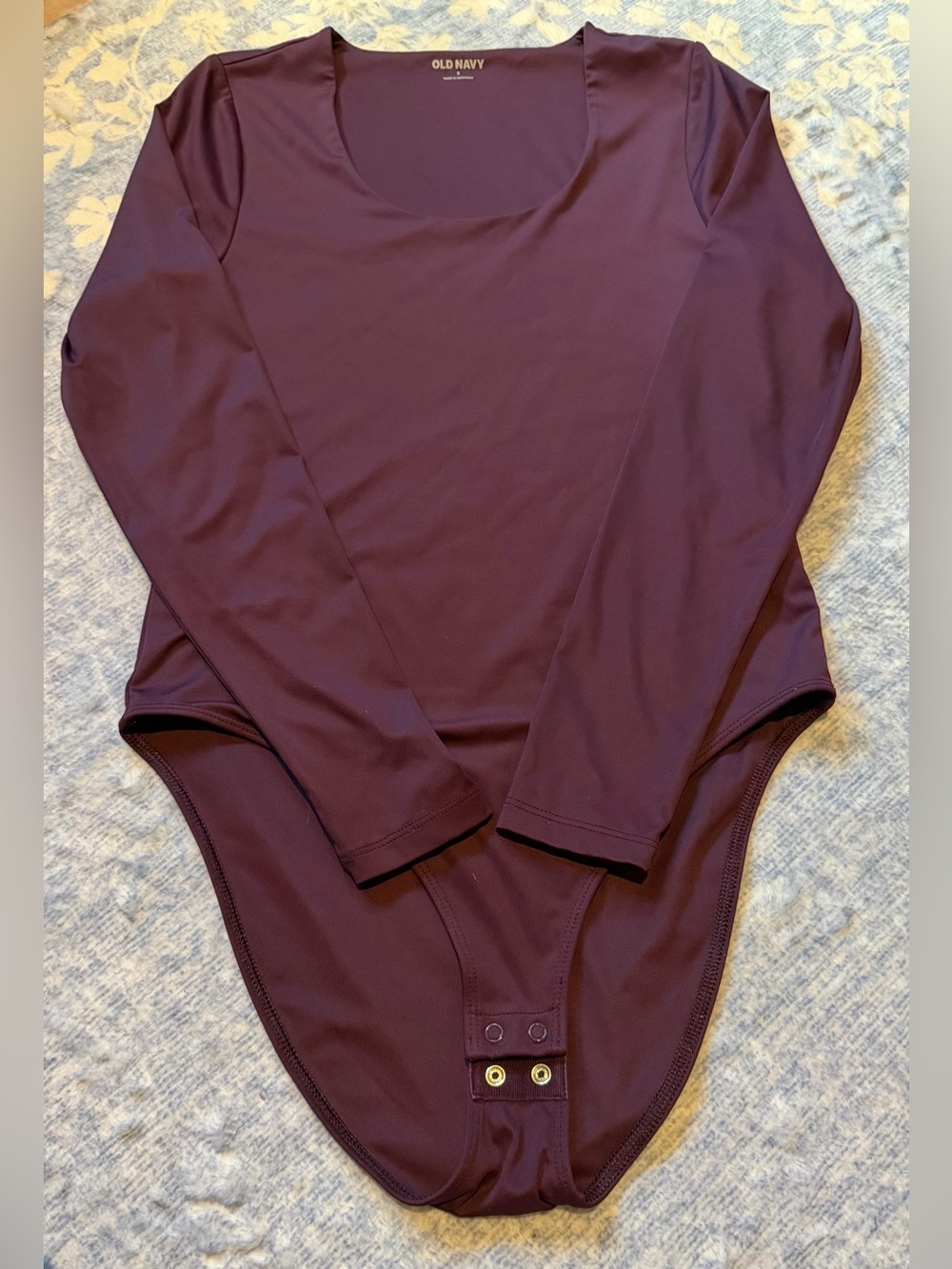 Old Navy Long-Sleeve Bodysuit - Plum